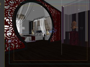 chinese retro bedroom 1802 Modelo 3D