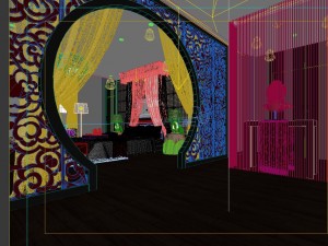 chinese retro bedroom 1802 Modelo 3D