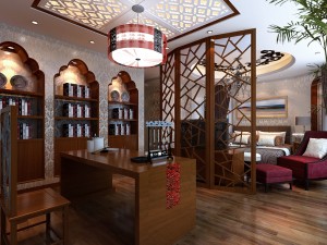 chinese style retro bedroom 1806 Modelo 3D