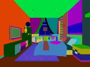 chinese style retro bedroom 1810 3D Model