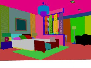 chinese style retro bedroom 1811 3D Model