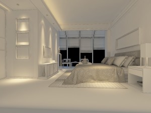 chinese style retro bedroom 1813 3Dモデル