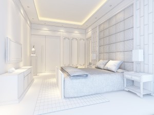 chinese style retro bedroom 1815 3Dモデル