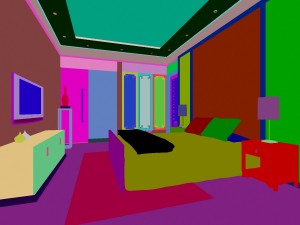 chinese style retro bedroom 1815 3Dモデル