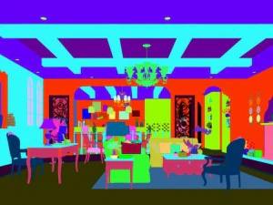 stylish avant-garde living room design 38 3D Model