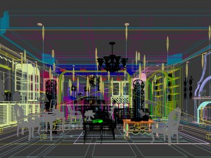 stylish avant-garde living room design 38 Modelo 3D