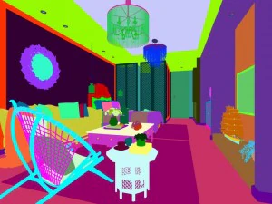 stylish avant-garde living room design 41 3D Model