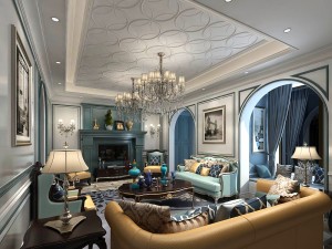 stylish avant-garde living room design 43 3D Model