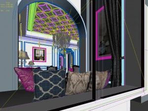 stylish avant-garde living room design 43 3D Model
