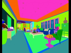 stylish avant-garde living room design 44 Modelo 3D