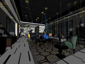 stylish avant-garde living room design 44 Modelo 3D