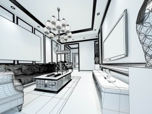 stylish avant-garde living room design 45 Modelo 3D