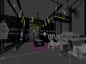 stylish avant-garde living room design 45 Modelo 3D