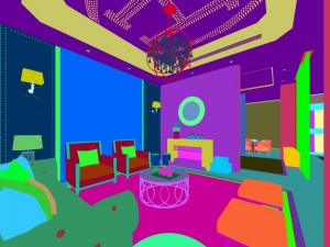stylish avant-garde living room design 46 3D Model