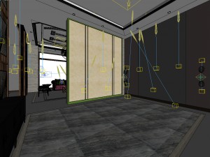 stylish avant-garde living room design 46 3D Model