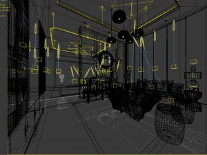 stylish avant-garde living room design 47 3D Model