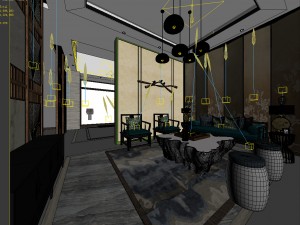 stylish avant-garde living room design 47 Modelo 3D