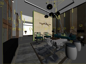 stylish avant-garde living room design 47 Modelo 3D