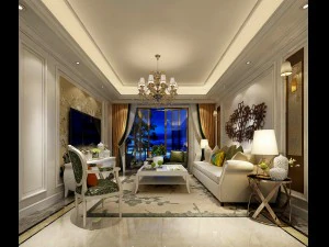 şık avangart oturma odası tasarımı 48 3D Model