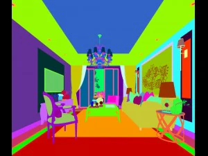 stylish avant-garde living room design 48 3D Model
