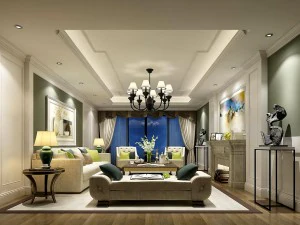 design elegante e vanguardista de sala de estar 49 Modelo 3D