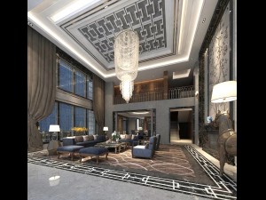 stylish avant-garde living room design 51 3D Model