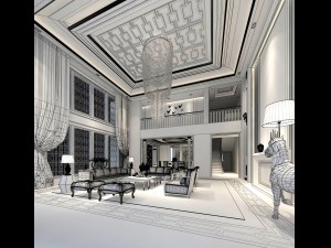 stylish avant-garde living room design 51 Modèle 3D