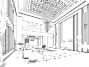 stylish avant-garde living room design 51 Modèle 3D