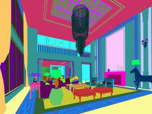 stylish avant-garde living room design 51 Modèle 3D