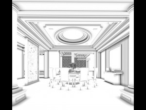 stylish avant-garde living room design 51 Modèle 3D