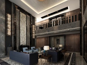 stylish avant-garde living room design 52 3D Model
