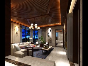 stylish avant-garde living room design 53 3D Model