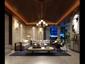 stylish avant-garde living room design 53 3D Model