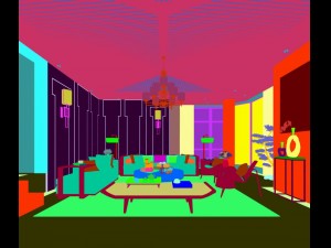stylish avant-garde living room design 53 3D Model