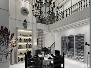 stylish avant-garde living room design 54 3D 모델