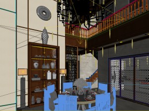 stylish avant-garde living room design 54 3D 모델