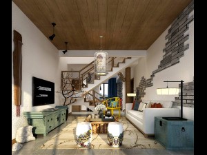 stylish avant-garde living room design 56 3D Model