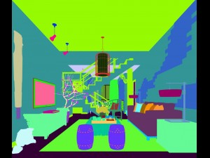 stylish avant-garde living room design 56 3D-Modell