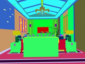 stylish avant-garde living room design 58 3D Модель