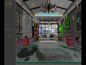 stylish avant-garde living room design 58 3D Модель