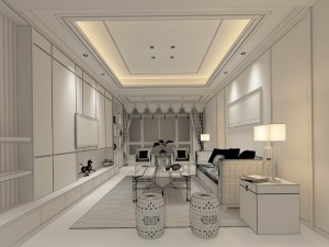 stylish avant-garde living room design 59 3Dモデル