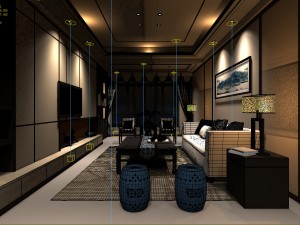 stylish avant-garde living room design 59 3Dモデル