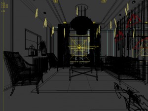 stylish avant-garde living room design 61 Modello 3D
