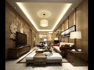 स्टाइलिश अवांट-गार्डे लिविंग रूम डिज़ाइन 65 3D मॉडल