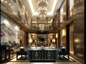 elegante diseño de sala de estar vanguardista 67 Modelo 3D