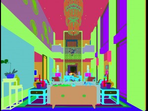 stylish avant-garde living room design 67 Modello 3D