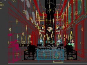 stylish avant-garde living room design 67 Modello 3D