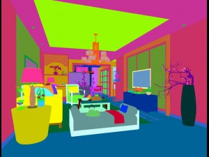 stylish avant-garde living room design 69 Modelo 3D