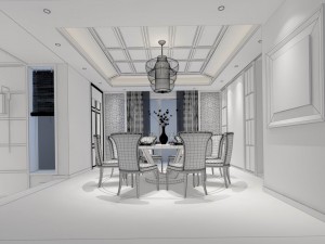 stylish avant-garde living room design 70 Model 3D