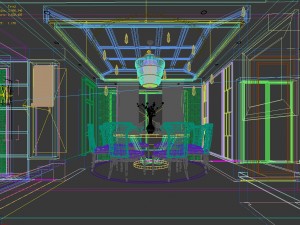 stylish avant-garde living room design 70 Model 3D